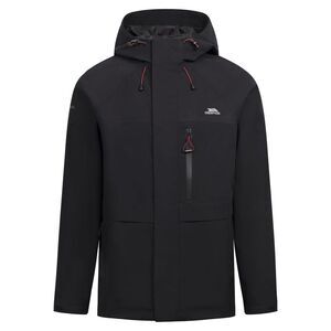 Trespass Mens Carnish Waterproof Jacket / Black